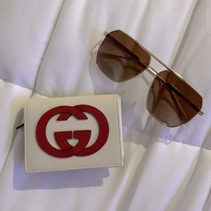 Authentic Gucci GG Card Case Wallet NWT